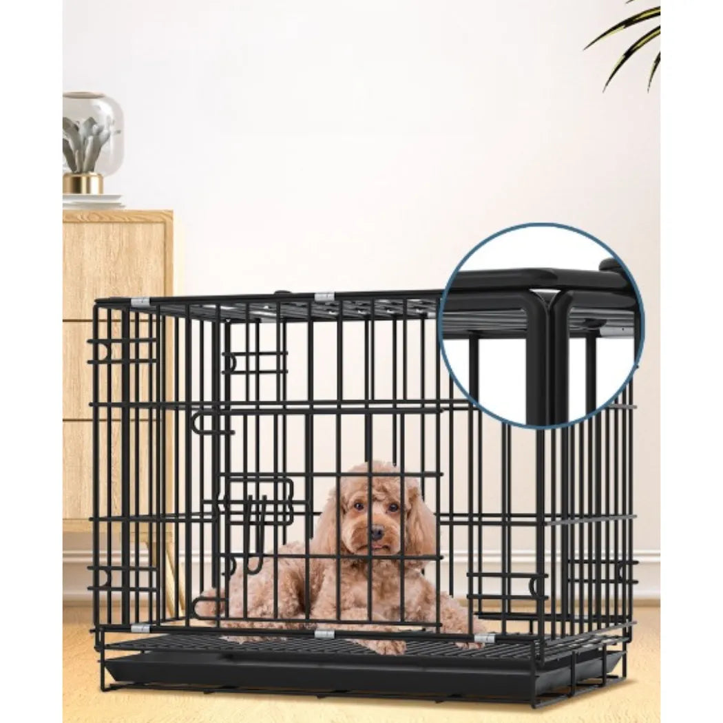 Petbroo dog crate - 60*42*50cm- suitable for dog, cat, rabbits, ferrets - dog cage