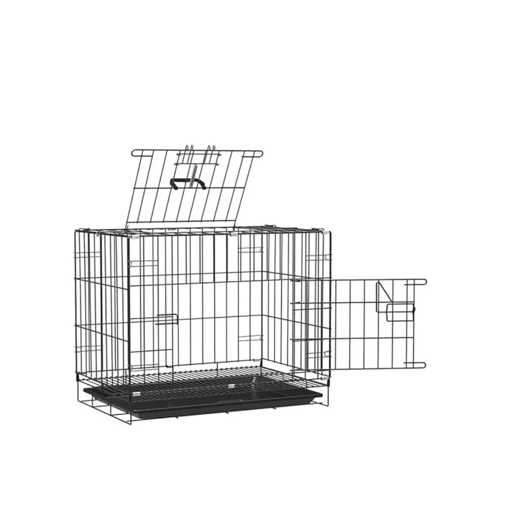Petbroo dog crate -70*50*60cm suitable for dog, cat, rabbits, ferrets- dog cage