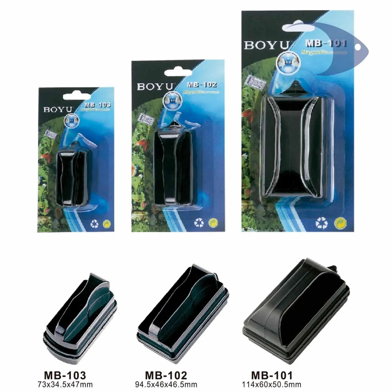 BOYU- Aquarium magnet cleaner- aquarium essentials