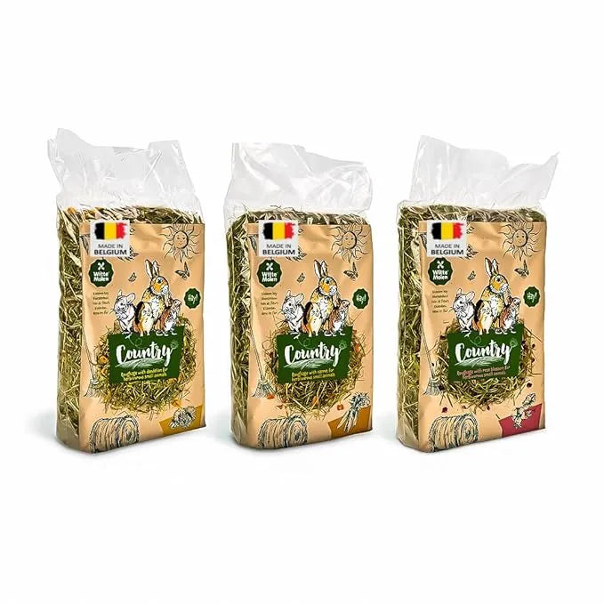 Country Blossom Hay with Carrot - 500gm small animal forage