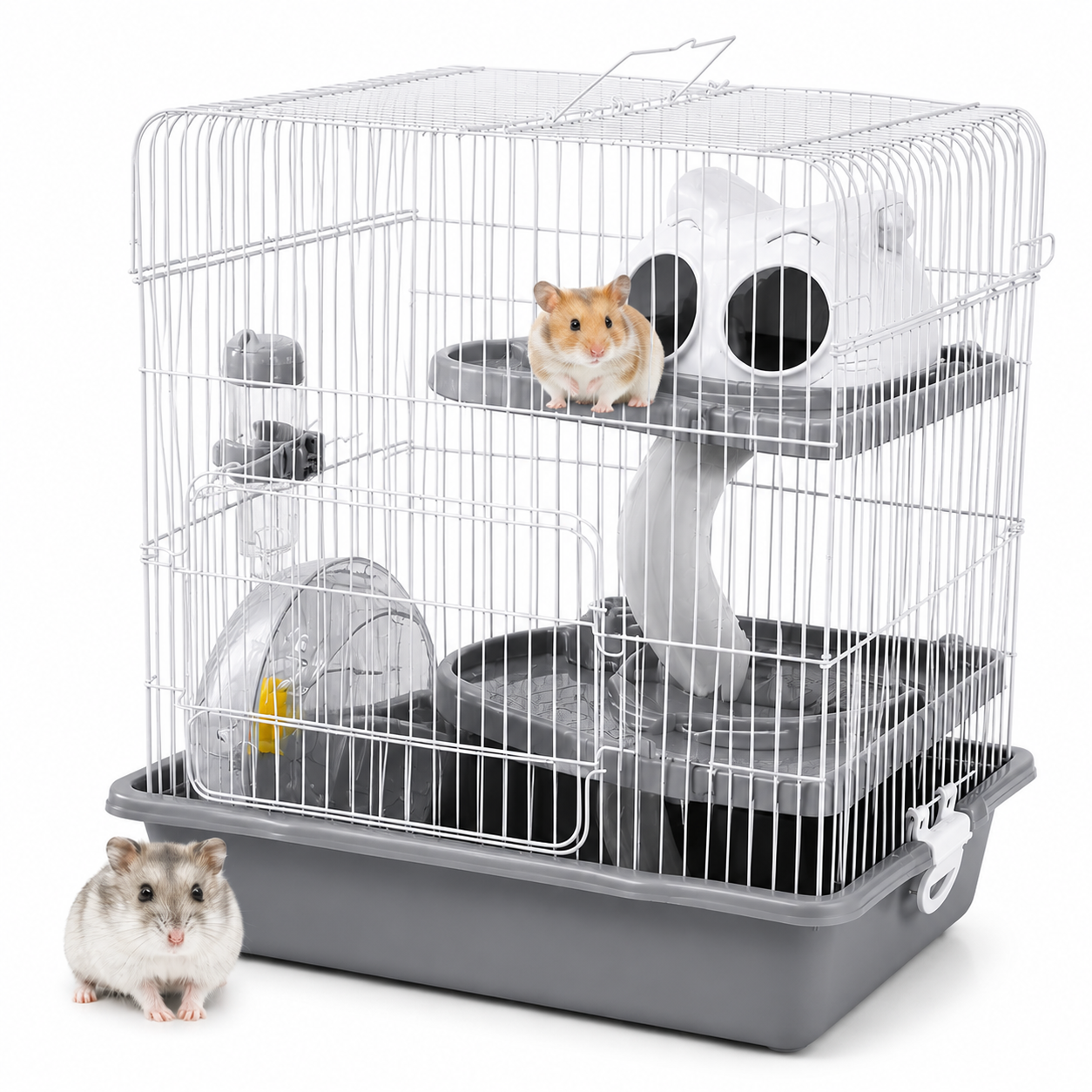 Dear Pet Dayang Spacious Hamster Cage PINK (M012) 35.5 x 26.6 x 40.5 cm
