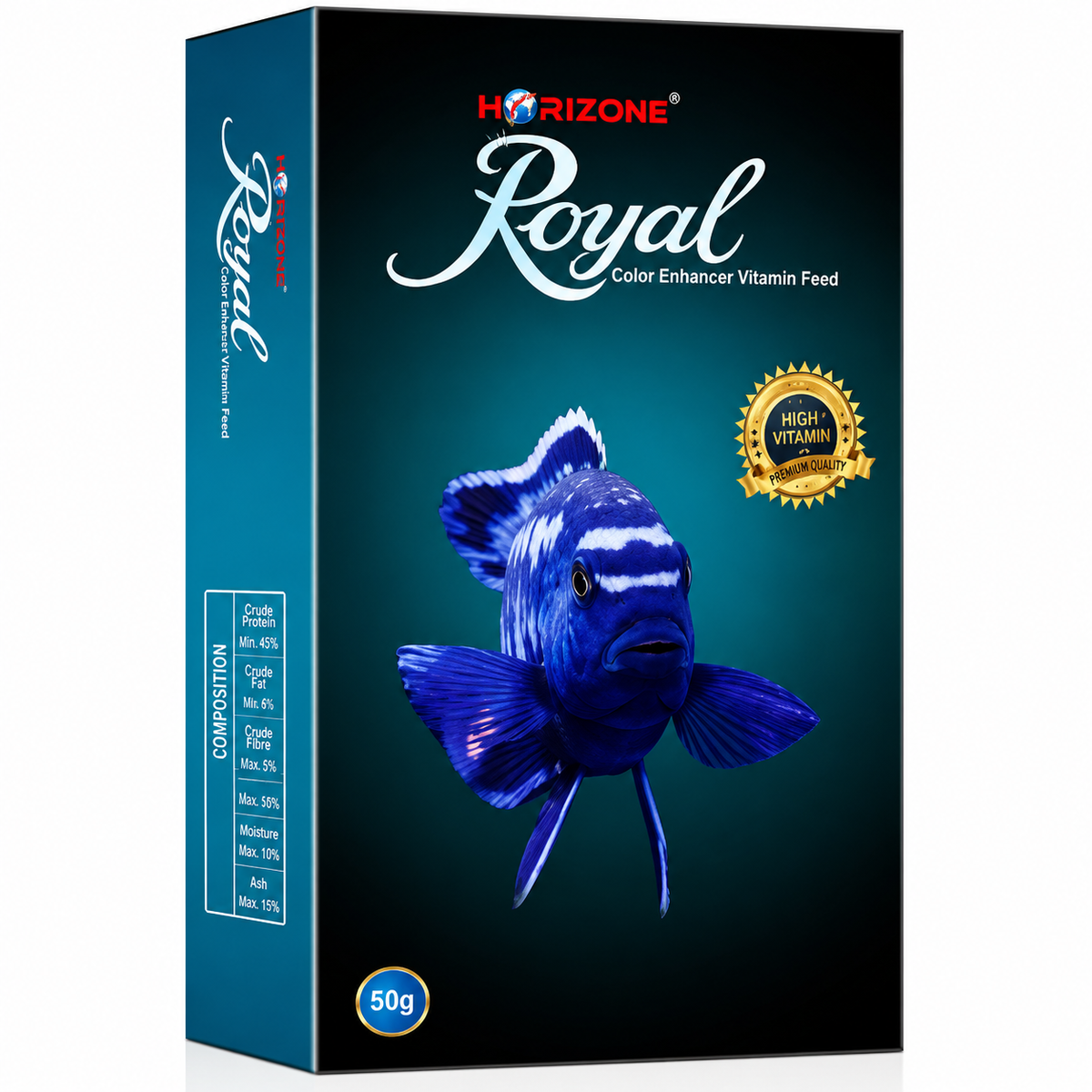 Royal Colour Enhancer Vitamin Fish Feed 50 g