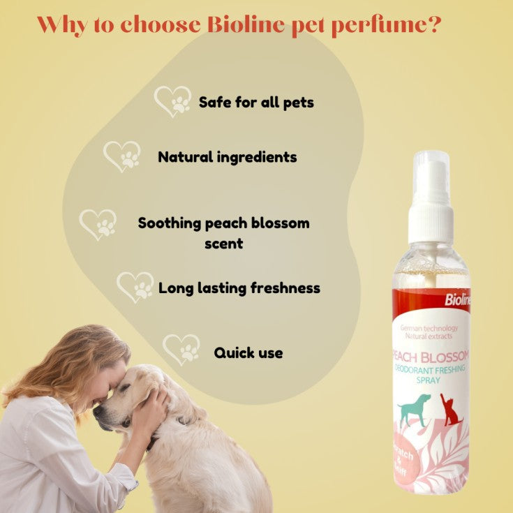 Bioline Peach Blossom Scent 118 ml pet grooming