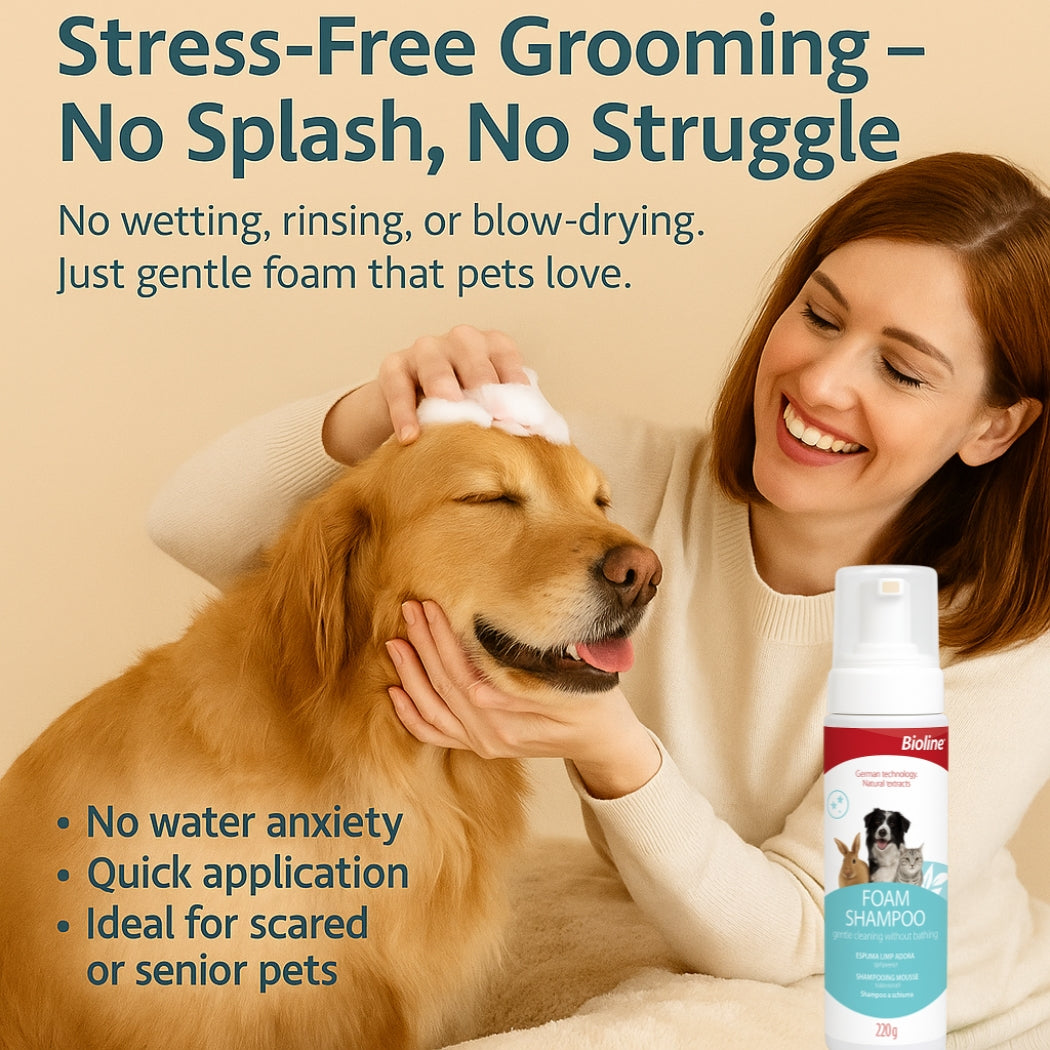 Bioline Foam Shampoo -250g - pet grooming
