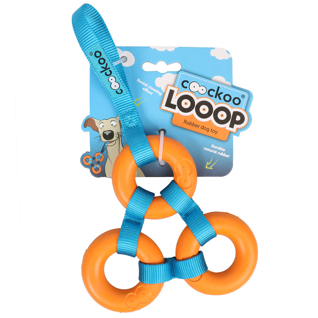 Coockoo Looop Orange dog toy