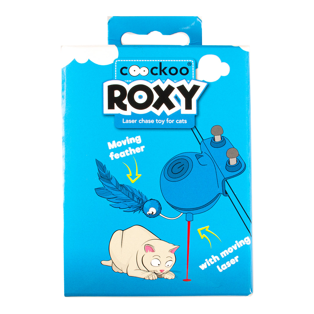 Coockoo Roxy laser toy Blue dog toy