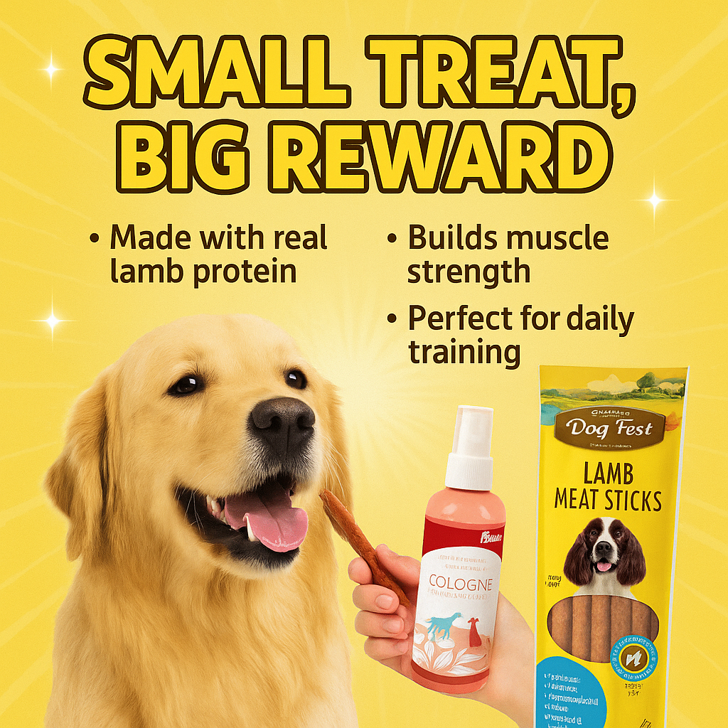 Everyday Freshness Combo โ Cologne Spray + Small Treat = Good smell + reward treat