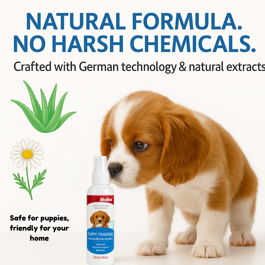 Puppy Training Spray 50ml, Puppy Toilet Training Spray, White - pet grooming