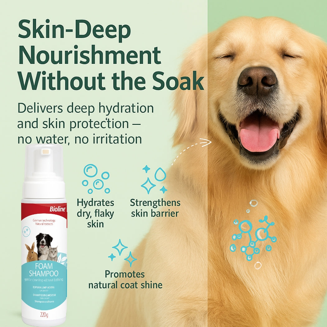 Bioline Foam Shampoo -250g - pet grooming