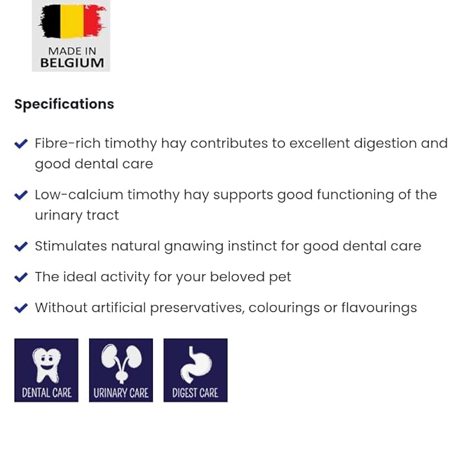 Puur Timothy Hay with Herbs – 500g small animal forage