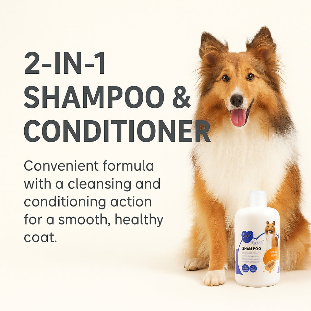 Duvo+- shampoo 2 in 1 - dog shampoo- pet grooming