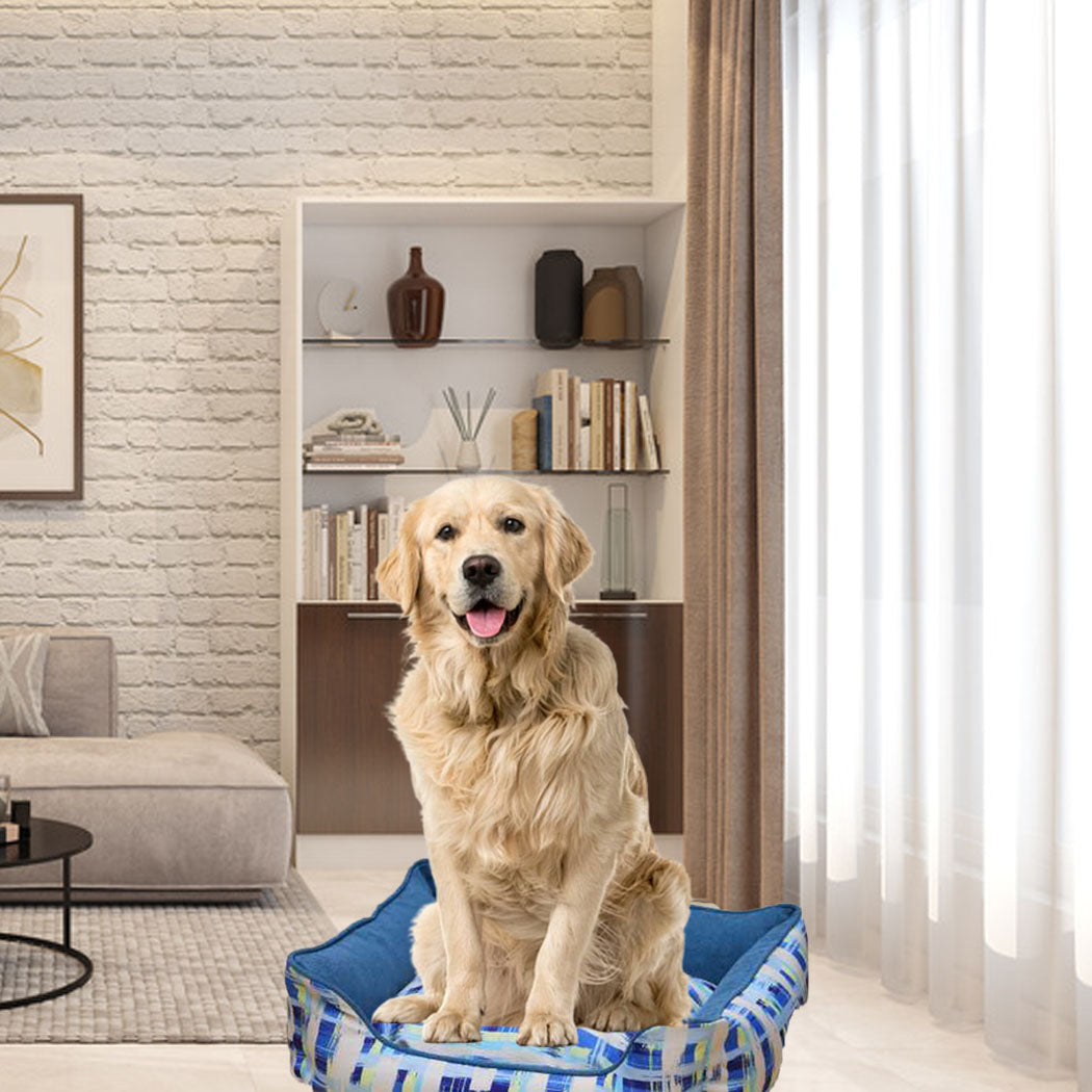 Catry ChillNest Blue Comfort Pet Bed