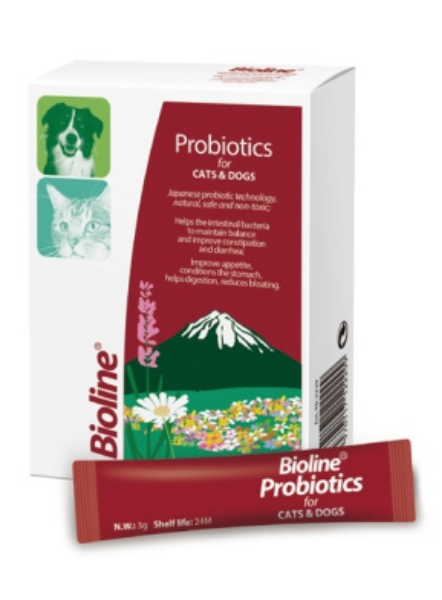Bioline probiotics for dogs and cats- 3g*10