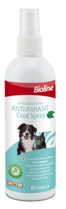 Bioline Anti parasite coat spray 207ml