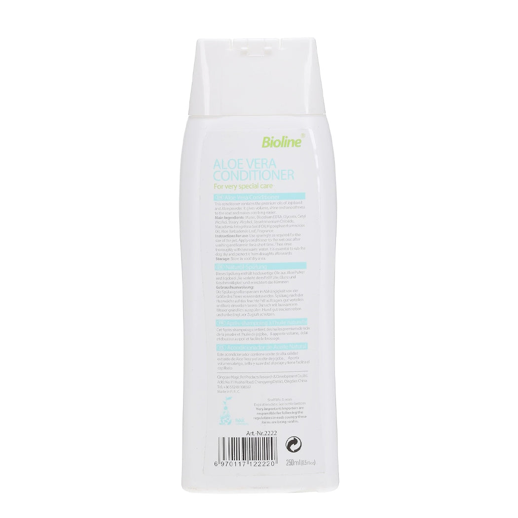Bioline Aloe vera conditioner - 250ml - pet grooming