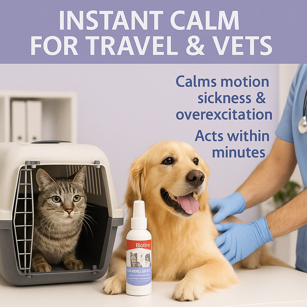 Bioline calming spray for dogs and cats -120ml