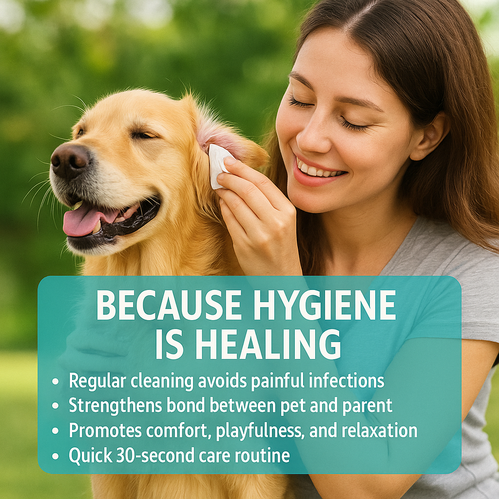 Ear care, easy to use drops for dirty ears 50ml- pet grooming
