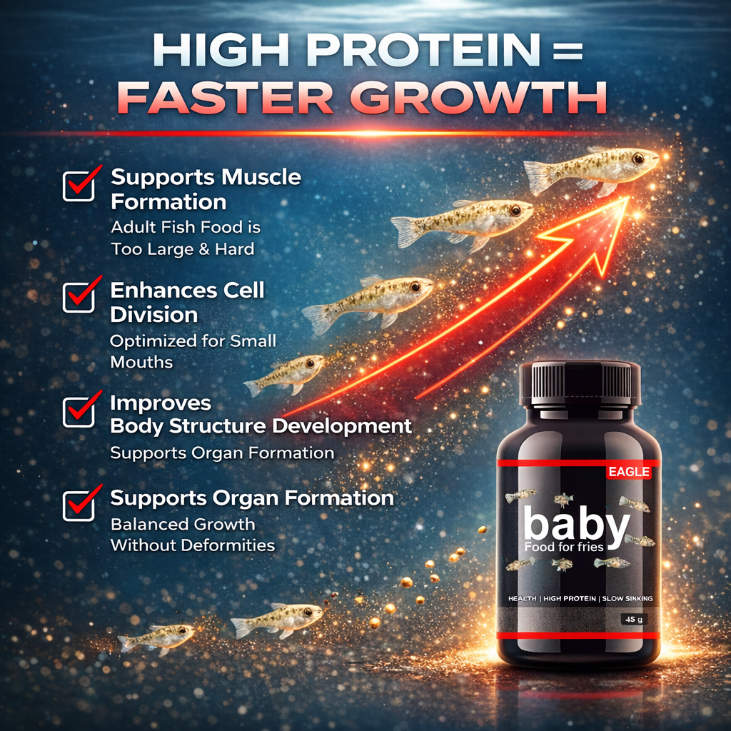 Baby Fish Food for Fry Growth