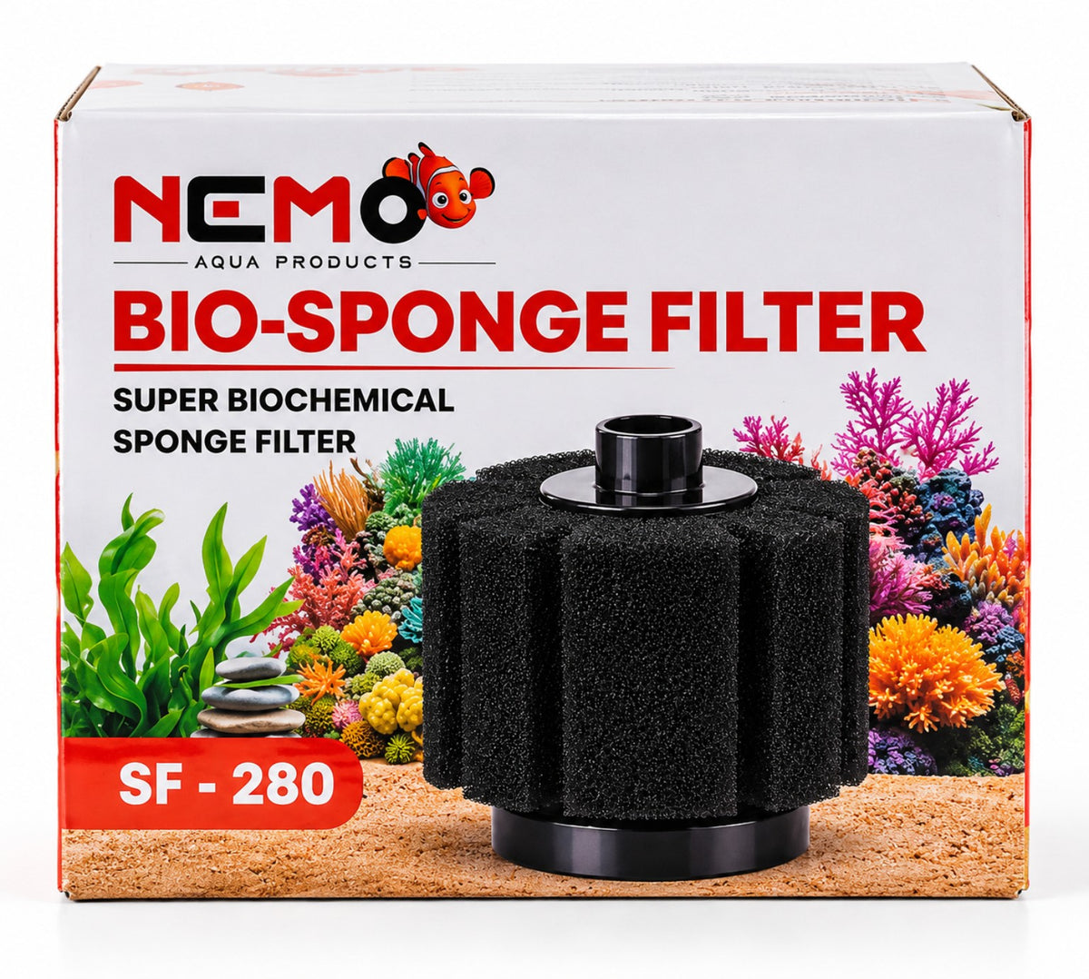 NEMO SF-280 Bio-Sponge Aquarium Filter – Super Biochemical Sponge Filter