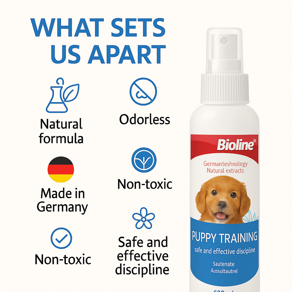 Puppy Training Spray 50ml, Puppy Toilet Training Spray, White - pet grooming