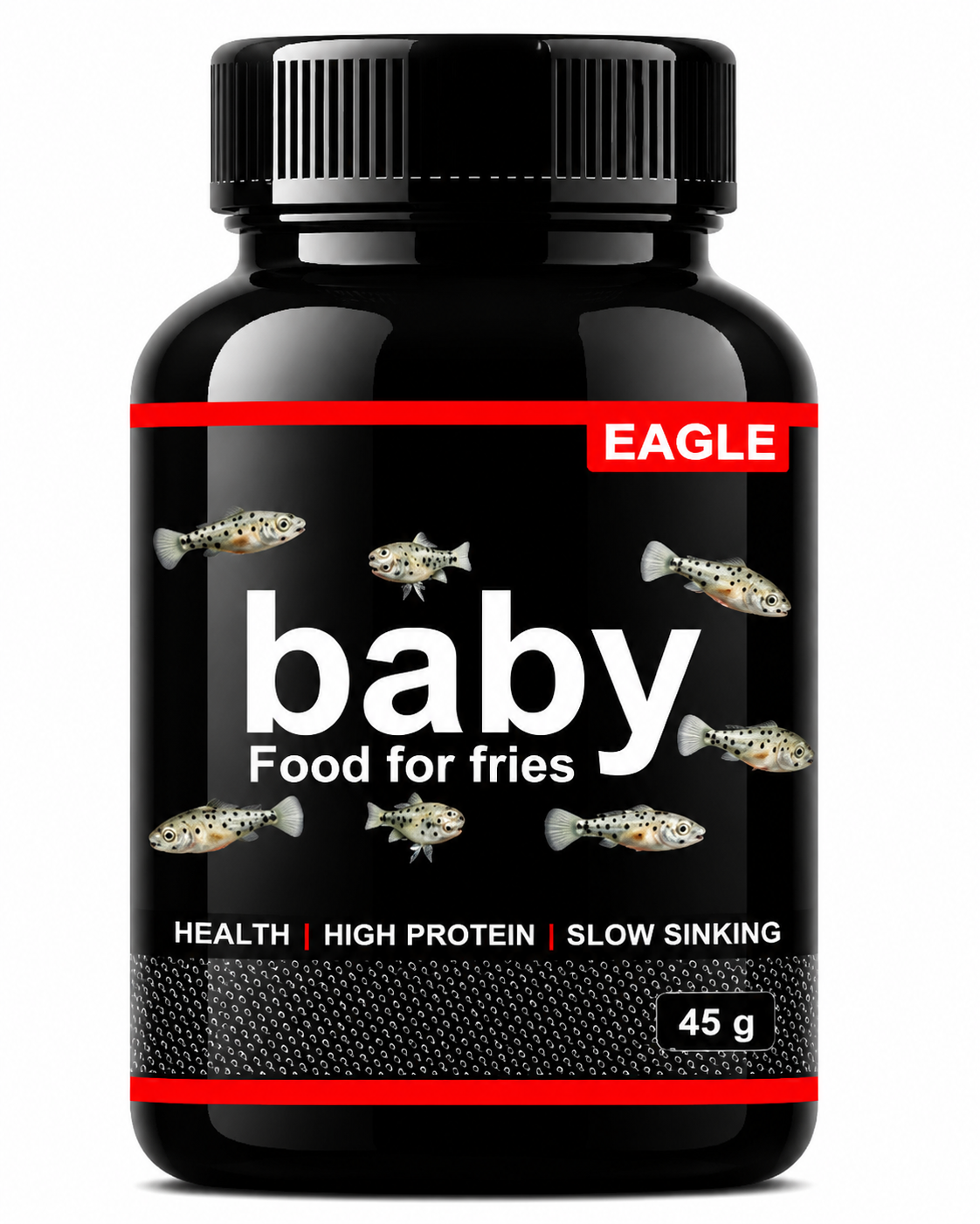 PREMIUM MICRO GRANULE FISH FOOD FOR NEWBORN & YOUNG FISH | HIGH PROTEIN FORMULA FOR HEALTHY GROWTH, SURVIVAL & DEVELOPMENT | SLOW SINKING | 45g