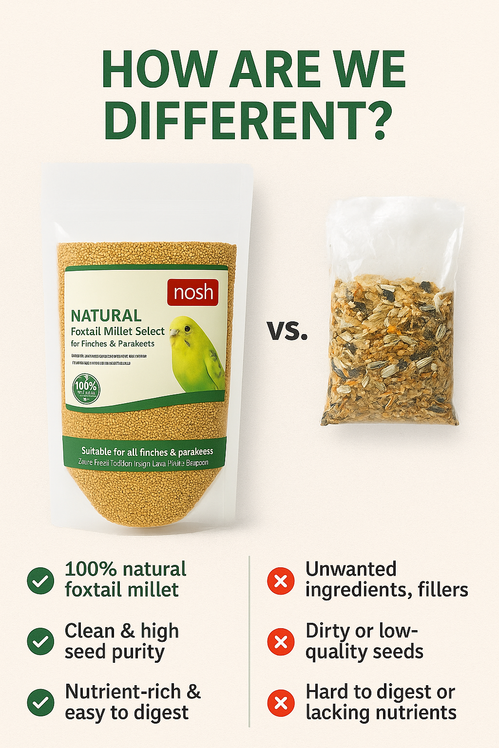 Nosh Foxtail Millet Select – 450g