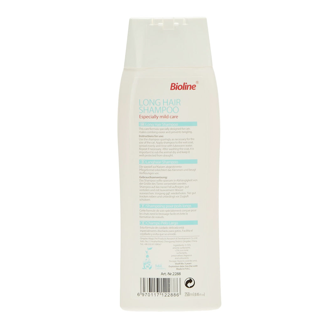 Long hair shampoo for cats- 250ml pet grooming