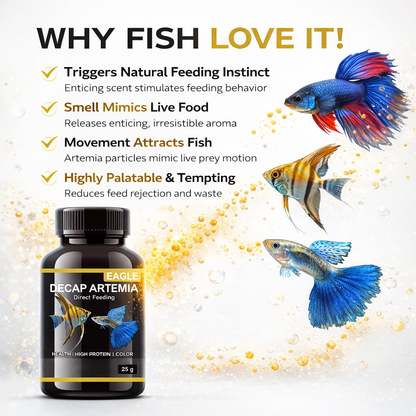 Decapsulated Artemia Fish Food 25g