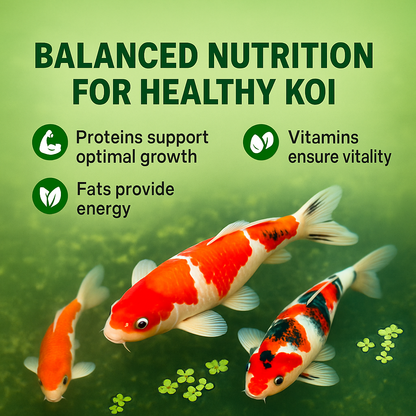 Jumbo protein rich Koi carp  fish food bucket 4kg