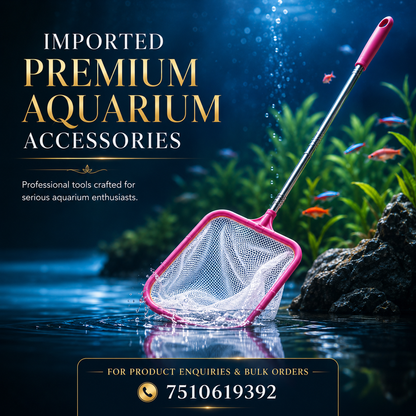 Telescopic Aquarium Fish Net LARGE SIZE, Extendable 53-110 cm