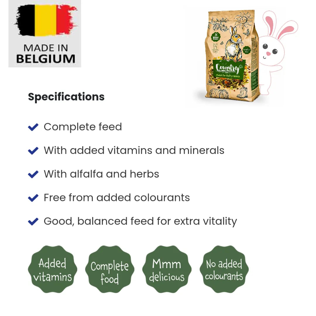 Country Rabbit Muesli 800gm –  Rabbit food