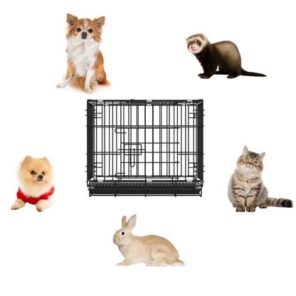 Petbroo dog crate- 50*33*40cm suitable for dog, cat, rabbit, ferrets, dog cage