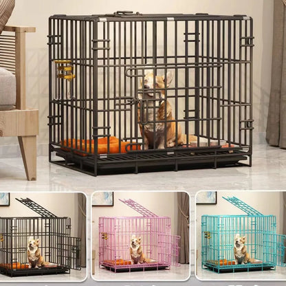 Petbroo dog crate - 60*42*50cm- suitable for dog, cat, rabbits, ferrets - dog cage