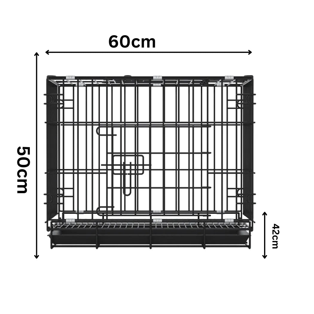 Petbroo dog crate- 50*33*40cm suitable for dog, cat, rabbit, ferrets, dog cage