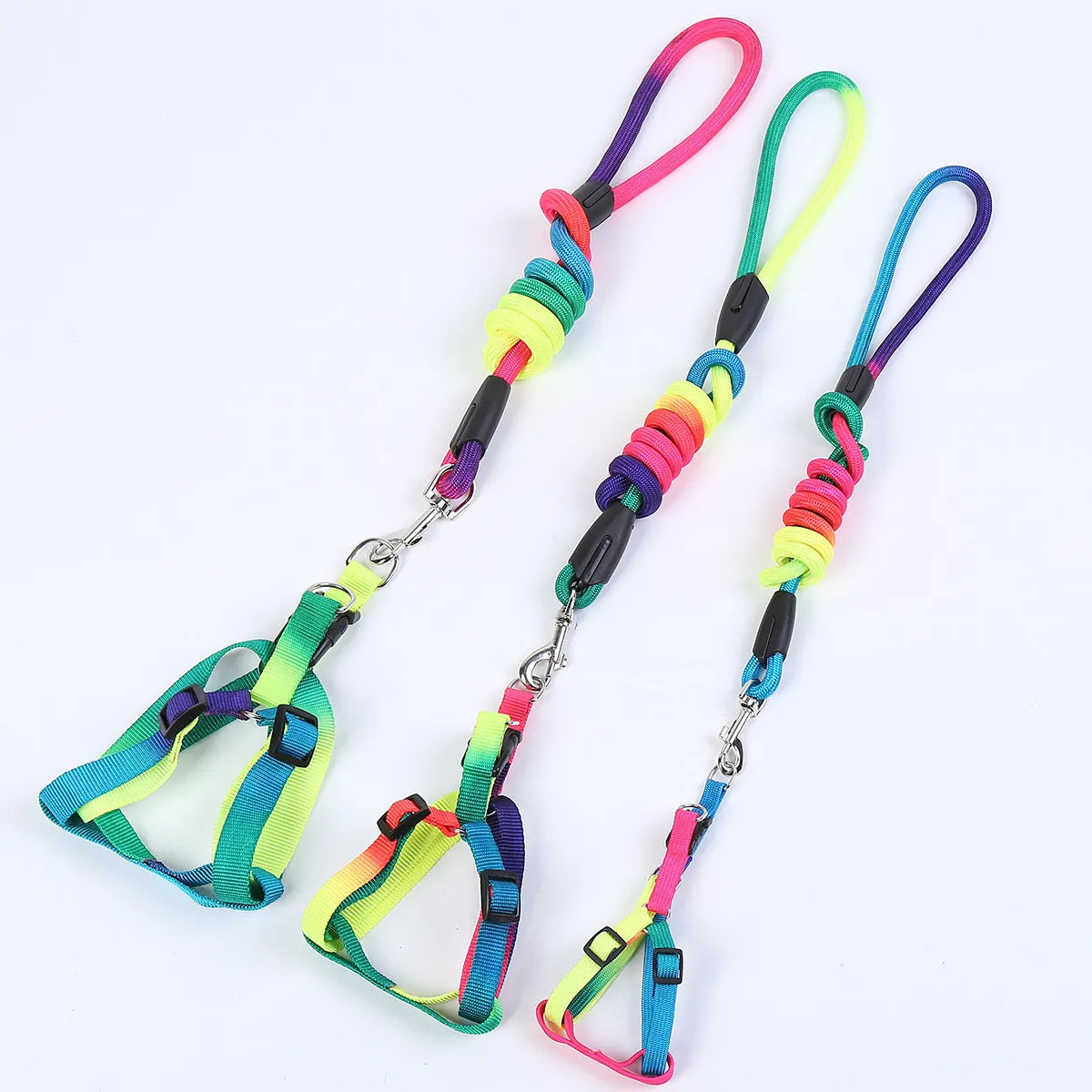 PETBROO Explosion-Proof Reflective Nylon Harness with Leash - walking essentials