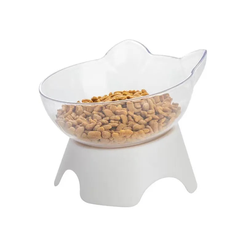 Petbroo raised feeding bowl suitable for cats, small puppies- pet feeding