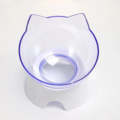 Petbroo raised feeding bowl suitable for cats, small puppies- pet feeding