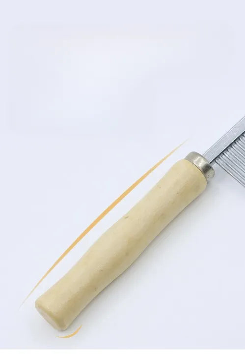 Petbroo steel comb with wooden handle- grooming brush-  grooming tools
