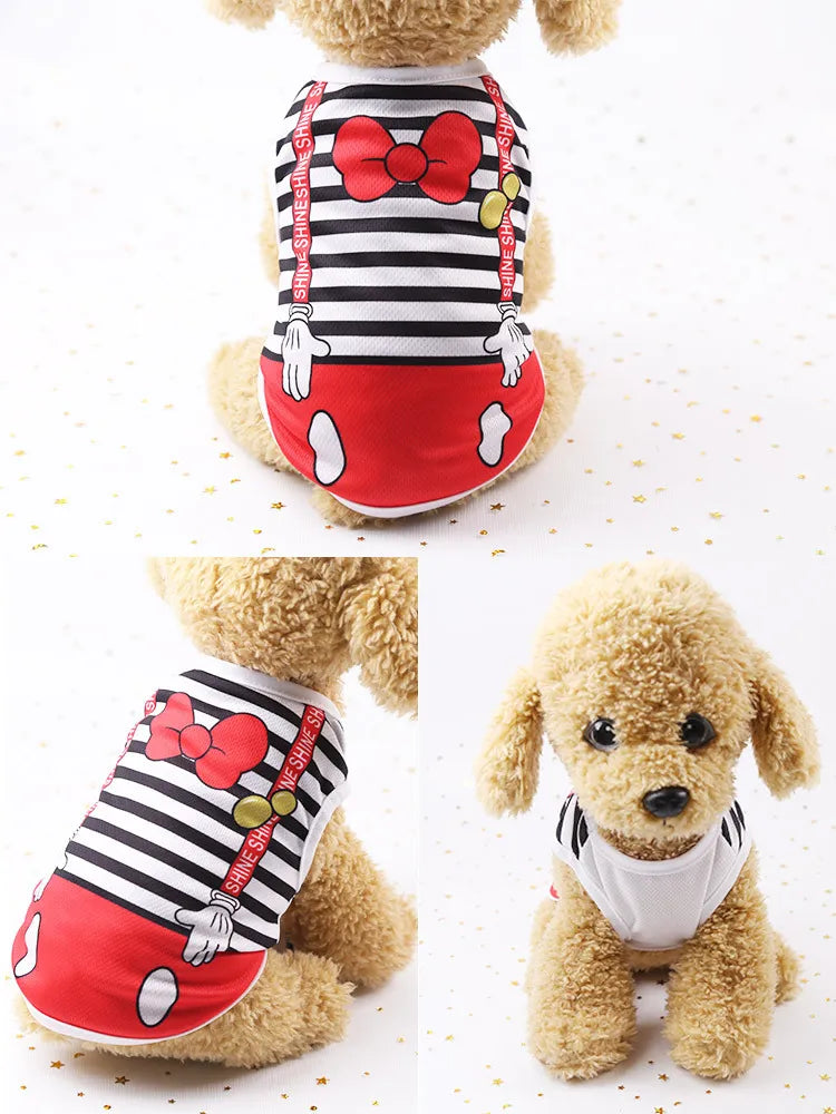 Petbroo printed cute pet clothes dog dress - pet apparels