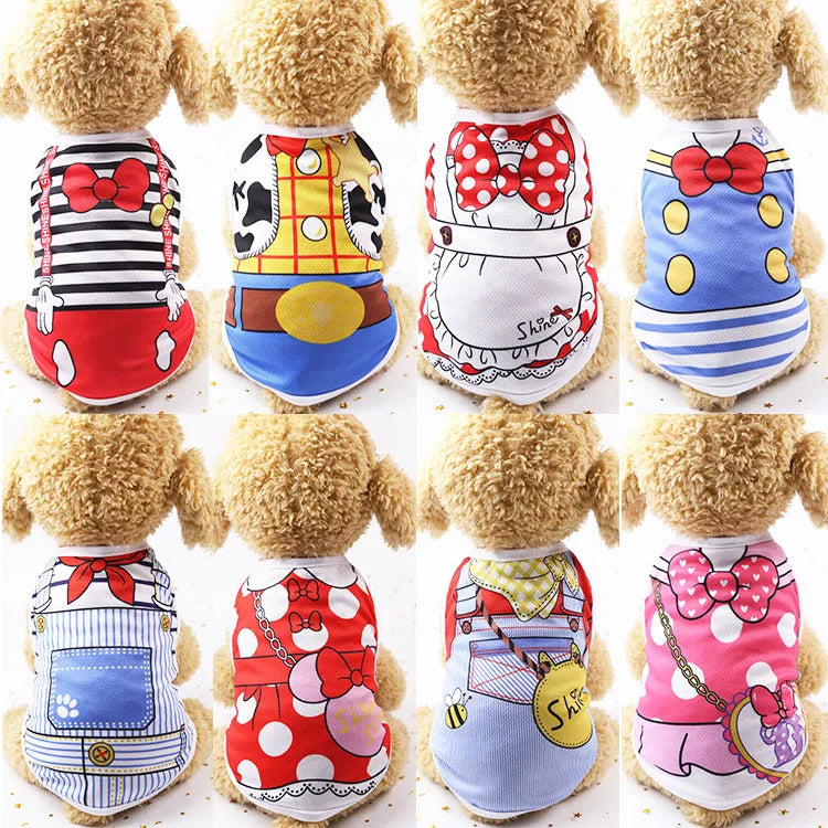 Petbroo printed cute pet clothes dog dress - pet apparels