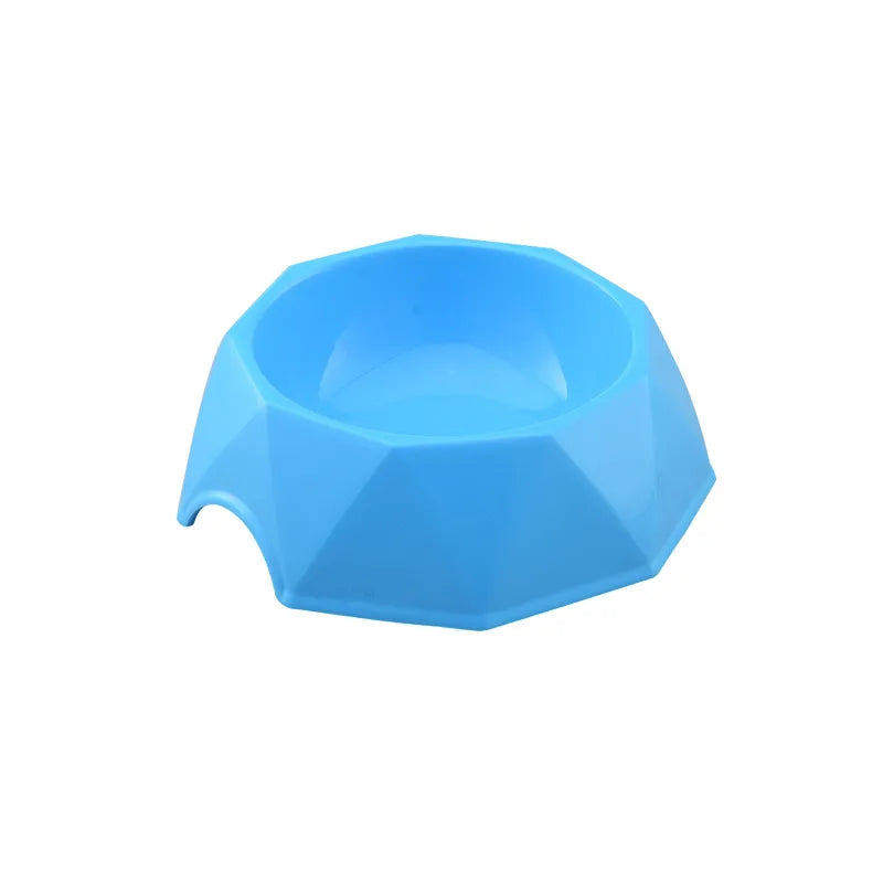 Petbroo crystal shaped stylish feeding bowl, suitable for cats, small puppies- pet feeding