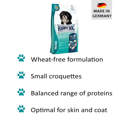 HAPPY DOG FIT AND VITAL- Mini  Adult  Premium dog food