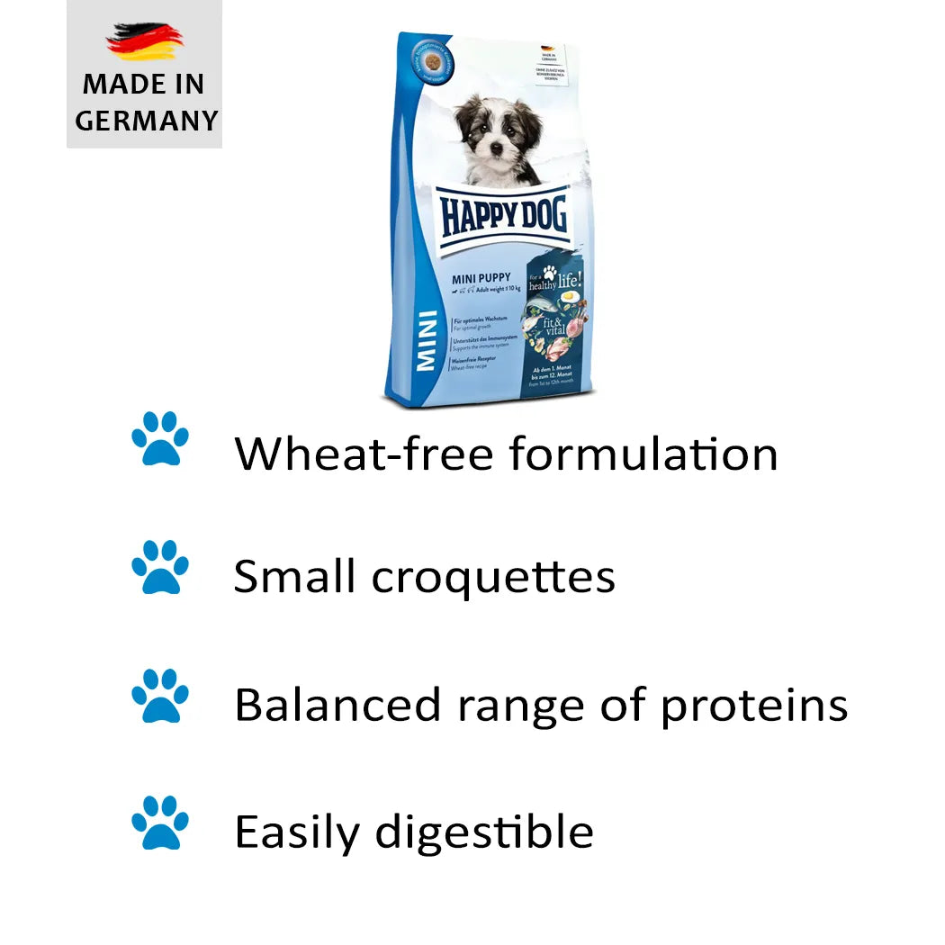 HAPPY DOG FIT AND VITAL -MINI PUPPY- Premium dog food