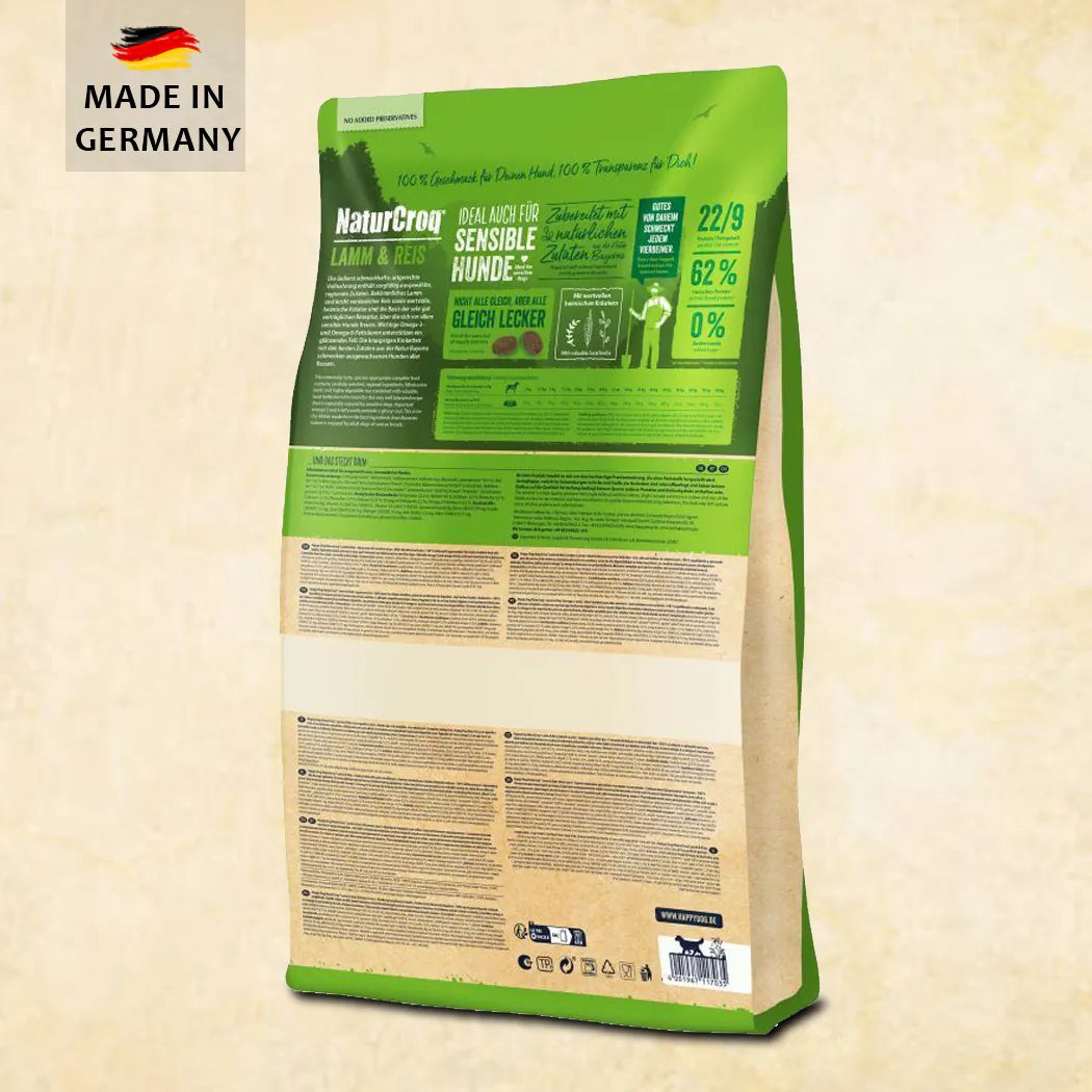 HAPPY DOG Naturcroq - LAMME&REIS- dog food