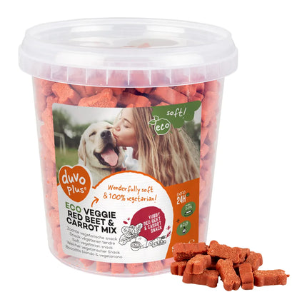 Duvo+- Eco veggie- Red Beet and Carrot mix- 500g dog treats