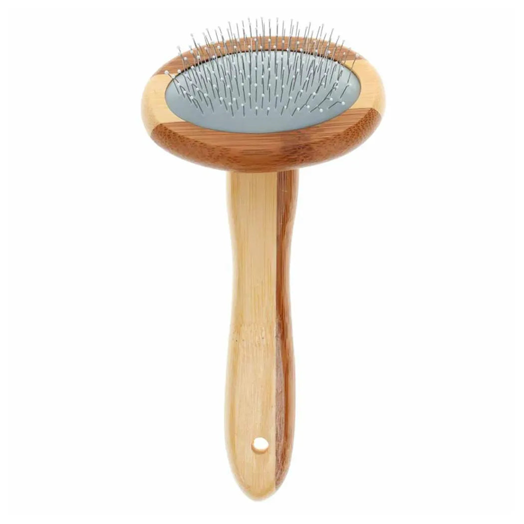 Duvo+ Bamboo slicker brush -  grooming tools