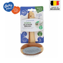Duvo+ Bamboo slicker brush -  grooming tools