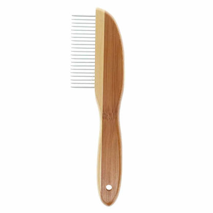 Duvo+ Bamboo Detangling comb 21 pins -  grooming tools