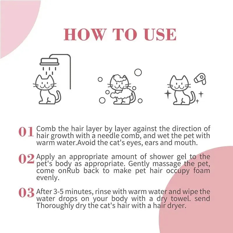 Bioline cat shampoo - 1L pet grooming