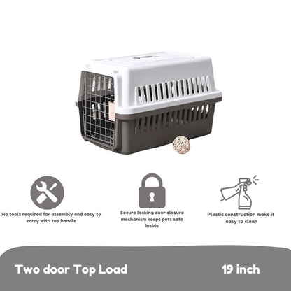 Petbroo dog crate box- travel essentials